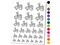 Cookies and Milk Best Friends Hearts Love BFF Temporary Tattoo Water Resistant Fake Body Art Set Collection